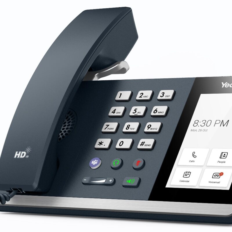 Yealink MP54 E2 Teams Android 13, Entry Level, Teams and Skype for Business Compatible, 4-inch Capacitive Touch Screen, HD Audio,Teams Button, Hybrid