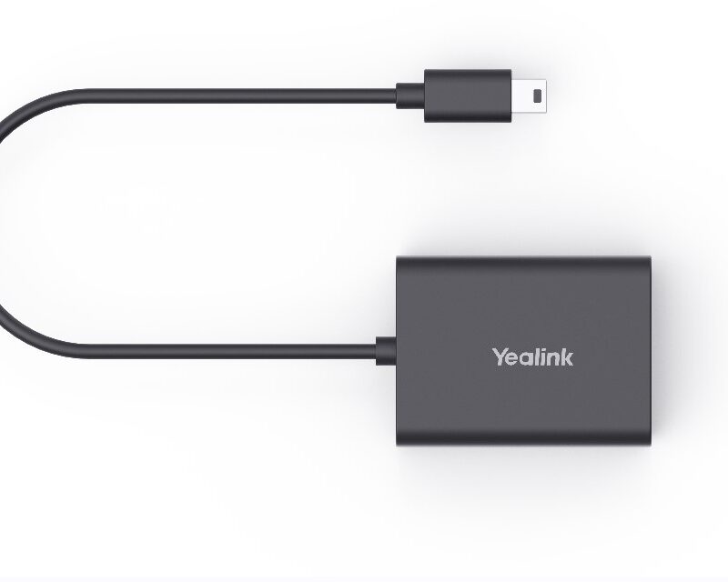 Yealink EHS62 Wireless Headset Adapter for WH62/3, Compatible with Unify/Mitel/YealinkT27G/T29G/T4XG desk phones