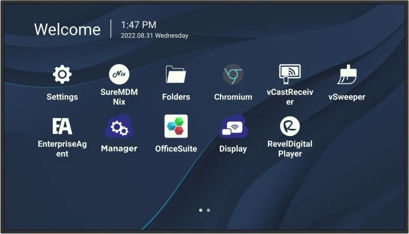 ViewSonic CDE5530 55' 4K Presentation Display Wireless presentation, ​Single USB-C cable for 65W, 24/7 video playback, Remote device management, ProAV
