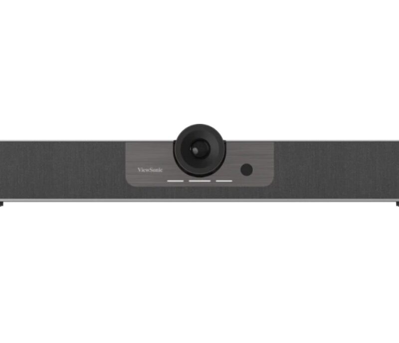 Viewsonic UMB202 TeamJoin™ 4K Video Bar System AIO, 4K Ultra HD camera, Intelligent auto framing and DOA voice tracking, 6-mic with an 11W speaker