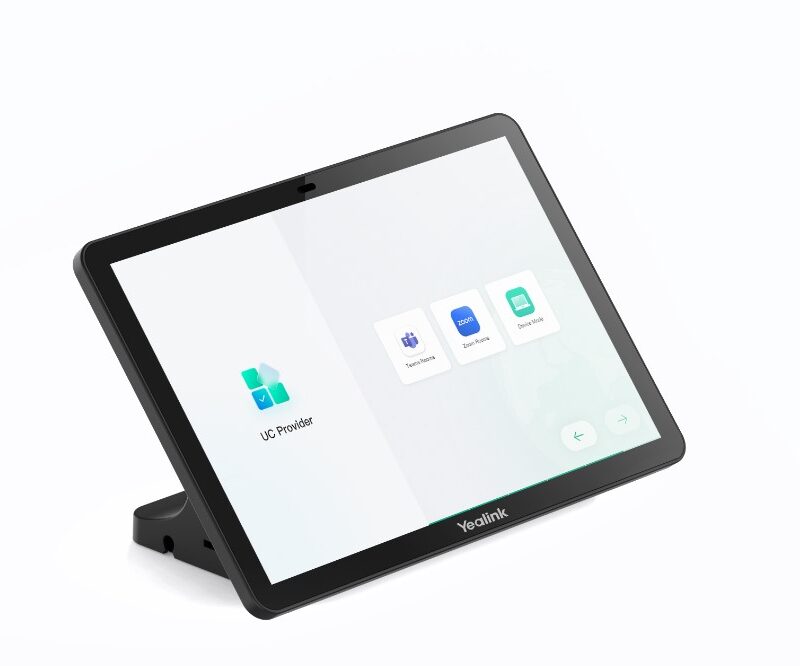 Yealink CTP25 Teams Collaboration Touch Panel, Annotation on Shared Content, Conference Control, Flexible Deployment, 10-Inch Touch Screen