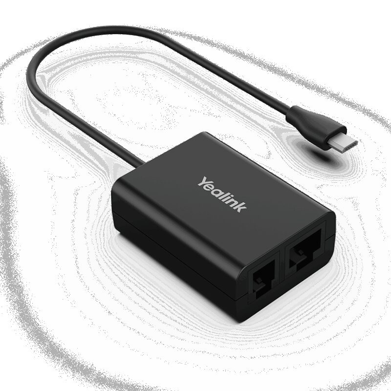 Yealink EHS61 Wireless Headset Adapter for WH62/3, Compatible with Unify/Mitel/Yealink T27G/29G/4xG