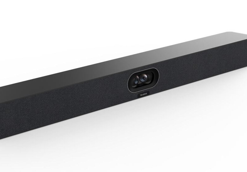 Yealink SmartVision 40, AIO Intelligent Conferencing Camera for Small to Medium Rooms, USB Bar, includes VCR20 Remote,Power Adapter,Wall Mount Bracket