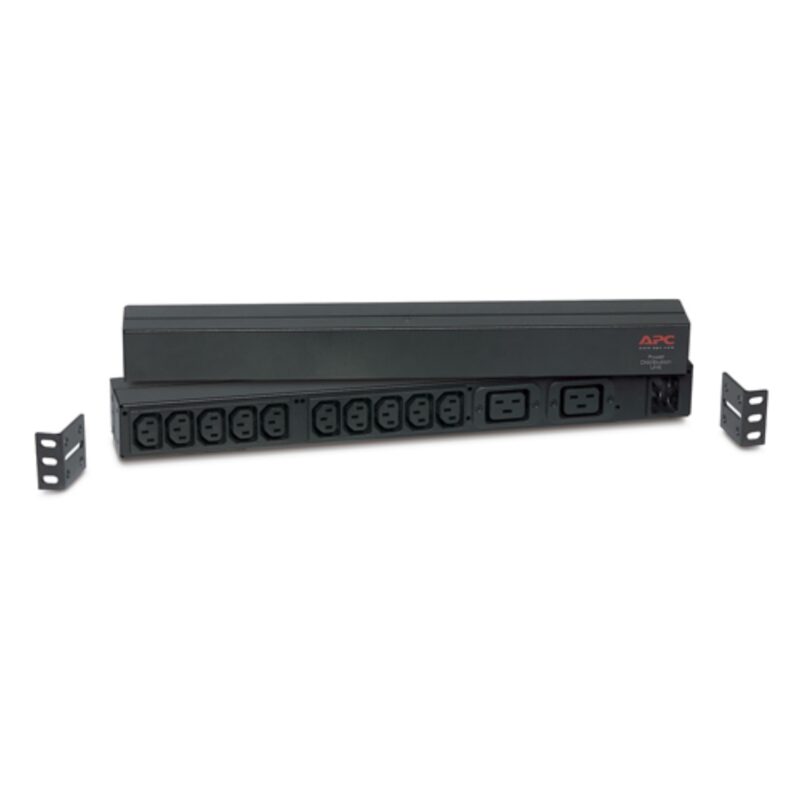 APC Basic Rack PDU, 1U, 230V/16A Input, 2x IEC C19 10x IEC C13 Outlets