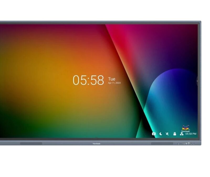 Viewsonic 75' 4K Interactive Display, USB-C, Dual Pen. 33 Point Touch, IFP7533-G New. Android OS, 3 Years Advance Replacement