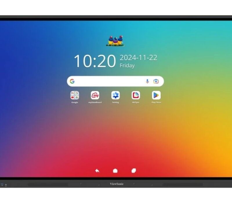ViewSonic ViewBoard IFP7534 EDLA Certified ViewBoard 75' 4K Interactive Display, 20% better power efficiency, Android 14 Quad-core CPU microSD port