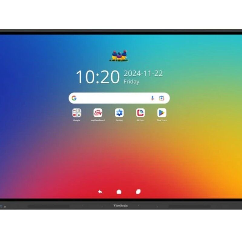 ViewSonic ViewBoard IFP8634 EDLA Certified ViewBoard 86' 4K Interactive Display, 20% better power efficiency, Android 14 Quad-core CPU microSD port