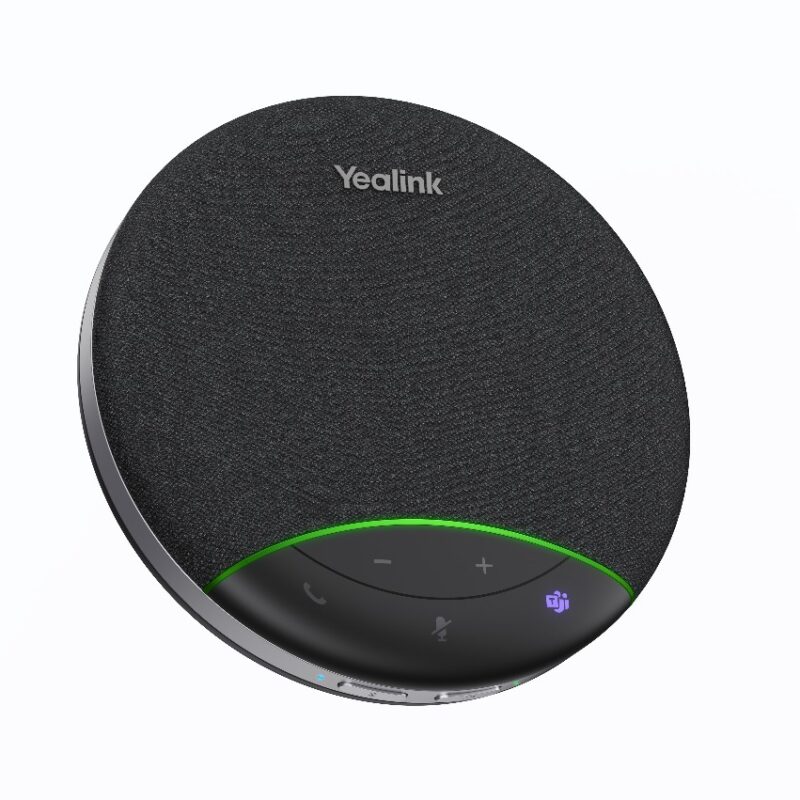 Yealink SP92 with Dongle USB-C/A, AI Noise Cancellation, 4m All-round Voice Pick Up 50 mm Speaker for Brilliant Audio Quality Full Duplex AudioEcho