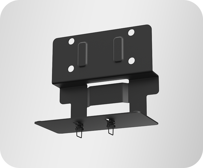Yealink MD-AVBracket-S mounting bracket securely attaches MB A25, A40, SmartVision 40 to meeting display