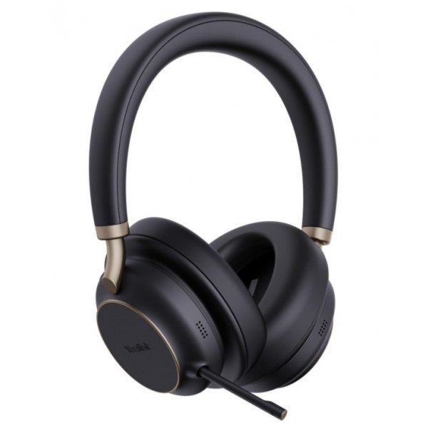 Yealink BH76Plus Bluetooth Stereo Headset, Microsoft Teams, ANC, USB-A, Retractable Microphone, 35 Hours battery life, Over-EarOn-ear