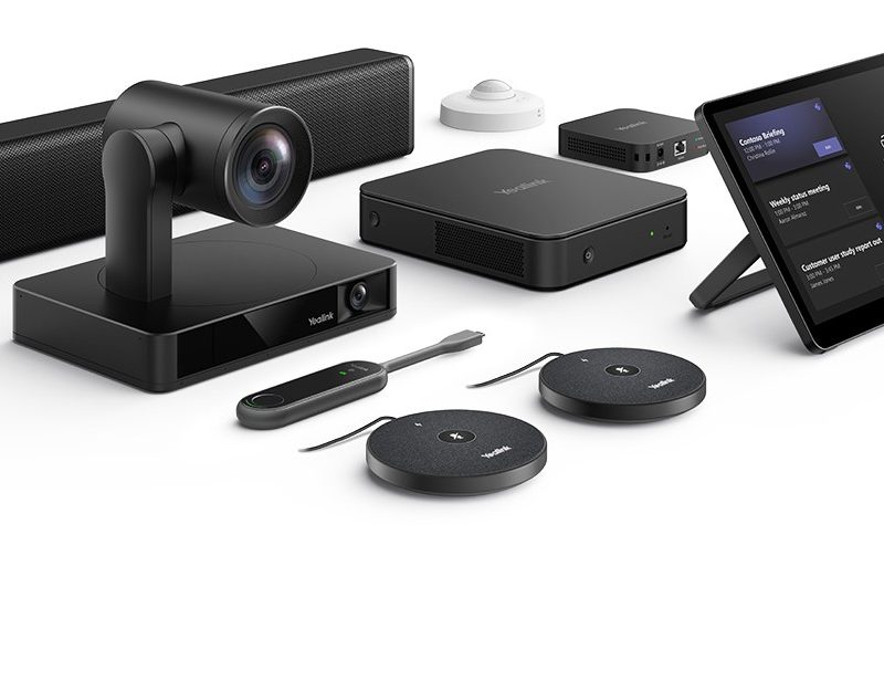 Yealink MVC860 Microsoft Teams Kit, UVC86 4K Dual Camera, 2x VCM35 Wired Mics, RCH40, RoomSensor, WPP30 Dongle, MSpeaker II, MCoreKit C5