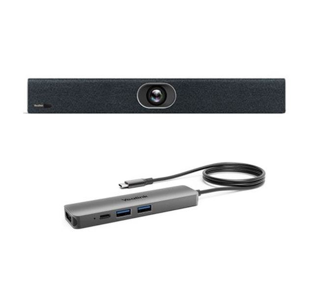 Yealink UVC40-BYOD Meeting Kit - Huddle  Small Rooms, Auto Framing, Speaker Tracking, Remote Device Management, 8 Microphone Array  Built-in Speaker