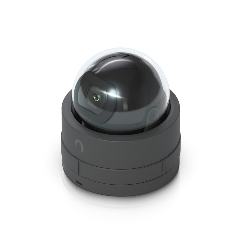 Ubiquiti G5 Dome Ultra, Black, Ultra-compact,Tamper-resistant, 2K HD, PoE Camera, Night Vision, For low-profile Indoor Security, IK06