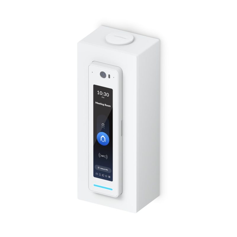 Ubiquiti Reader Pro Junction Box,White,For UniFi Professional Access ReadersDoorbells,Sup Flat Surface Mounting Attachment to 3/4' Coduit