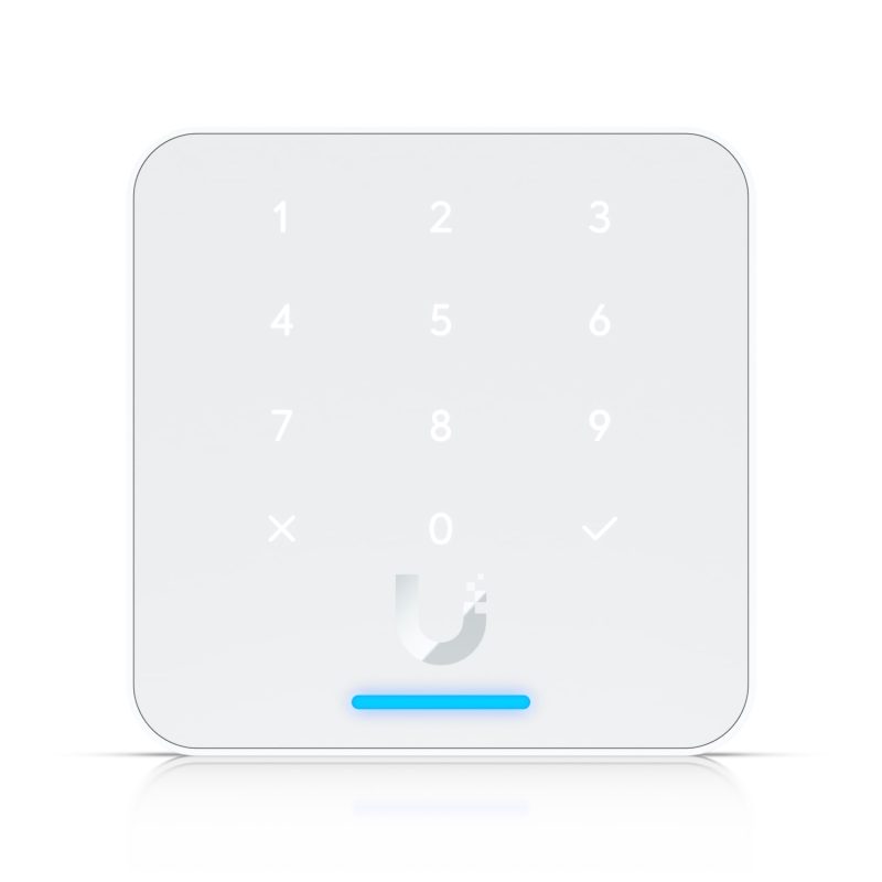 Ubiquit Reader Flex, White ,Third-generation NFC Card Reader With A Keypad  Apple Touch Pass Support, Outdoor IP55, Power via POE