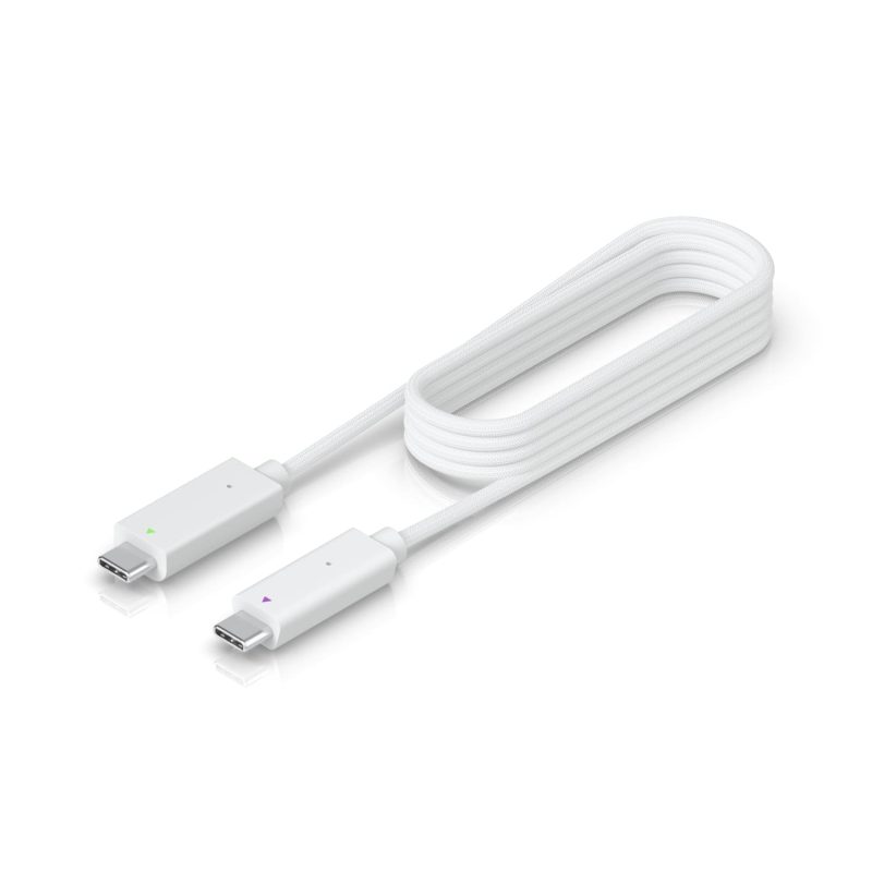 Ubiquiti AI Theta Video Cable, Replacement Cable Connects AI Theta Lenses to an AI Theta Hub, 1 m (3.3 ft), White