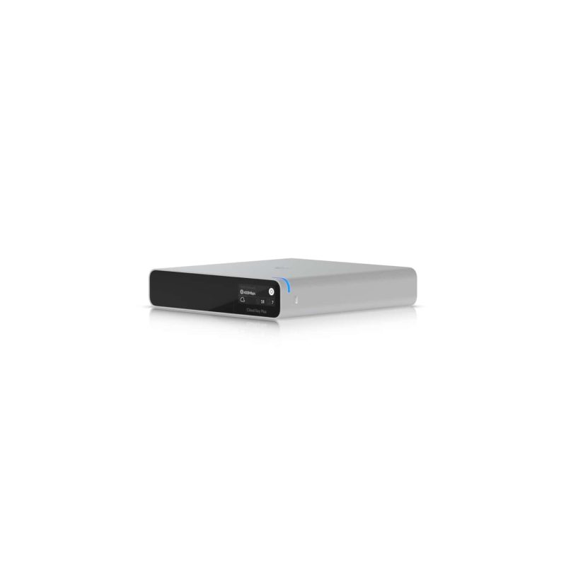 Ubiquiti Cloud Key+, UniFi OS Console Connects To Site Manager, Pre-installed 1TB SSD, Connect Power via PoE,Optional USB-C Power