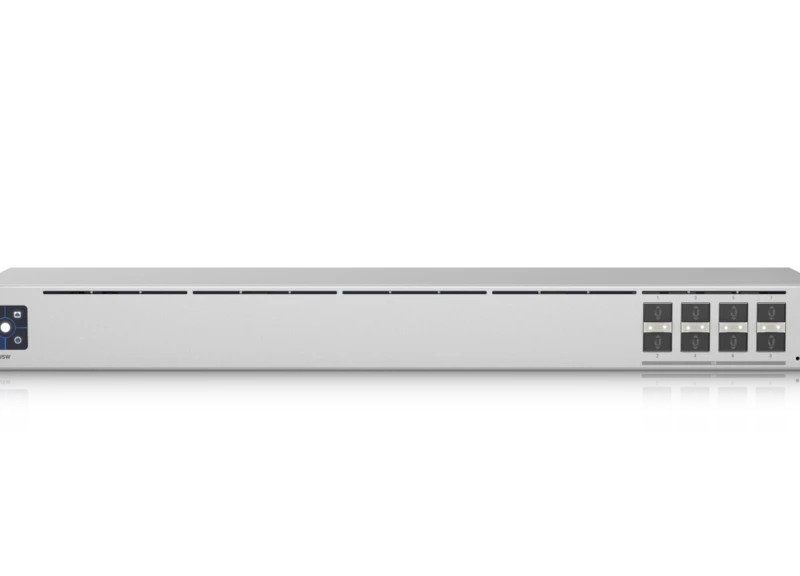 Ubiquiti UniFi USW-Aggregation, 8-port 10G SFP+ Aggregation Switch, Layer 2 Switch, Fanless, 1U Rackmount,
