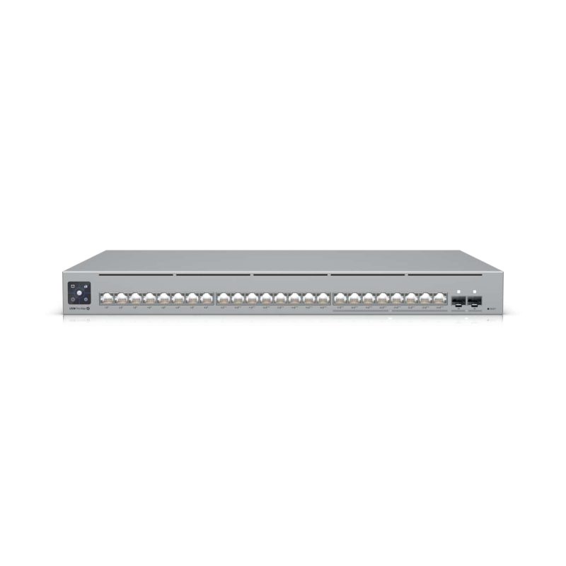 Ubiquiti UniFi Network, 24-Port, POE 400W, (8) 2.5GbEPoE++, (16) GbE Ports - (8) PoE+,  (8) PoE++, (2)10G SFP+, Layer3, Rack Mount,