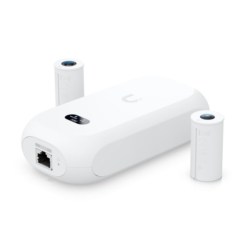 Ubiquiti Camera 8MP Wide Angle Lens (97.5ห H), 12MP Fisheye 360ห Lens, Colour LCM Display For Device Status Monitoring