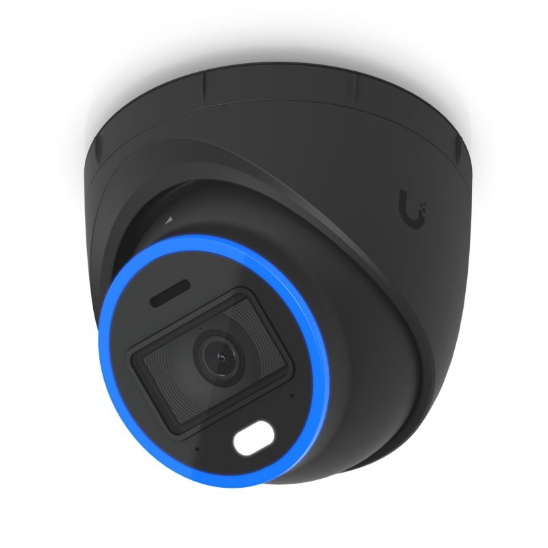 Ubiquiti AI Turret, Black, All-weather,Vandal-proof 4K PoE+ Turret Camera, Enhanced AI Capabilities IR, Visible LEDs for Night Vision
