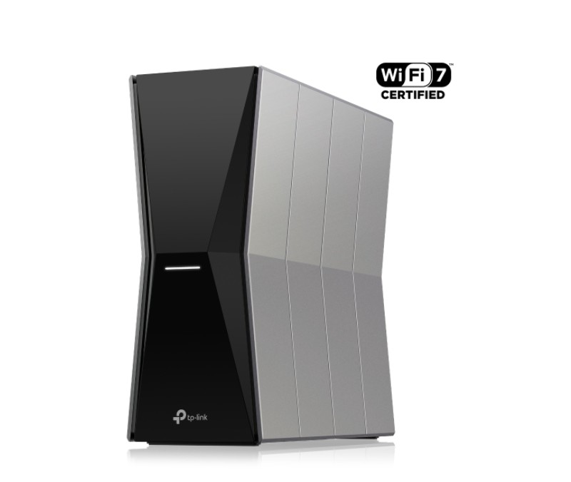 TP-Link Archer BE805 BE19000 Tri-Band Wi-Fi 7 Router (WIFI7) 1376 Mbps at 2.4 GHz + 5760 Mbps at 5 GHz + 11520 Mbps at 6 GHz, 8× Internal Antennas
