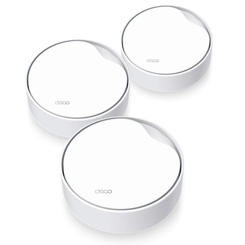 TP-Link Deco X50-PoE(3-pack) AX3000 Whole Home Mesh WiFi 6 System with PoE,  574 Mbps at 2.4 GHz + 2402 Mbps at 5 GHz