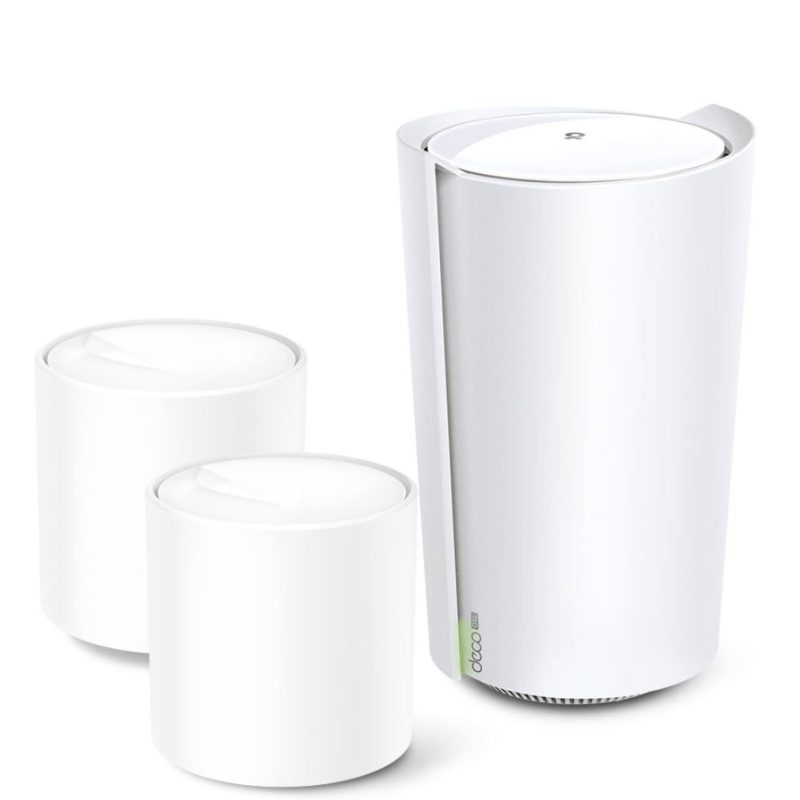TP-Link Deco X73-DSL(3-pack) AX5400 VDSL Whole Home Mesh Wi-Fi 6 Modem System 660sqm Coverage For 1-3 Bedroom Houses, Dual-Band, OFDMA, MU-MIMO, Beam