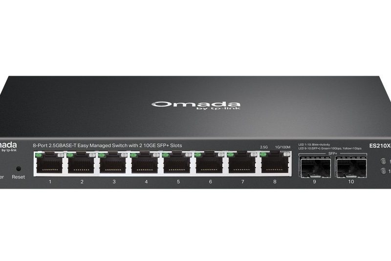 TP-Link ES210X-M2 Omada 8-Port 2.5G Easy Managed Switch with 2 10GE SFP+ Slots