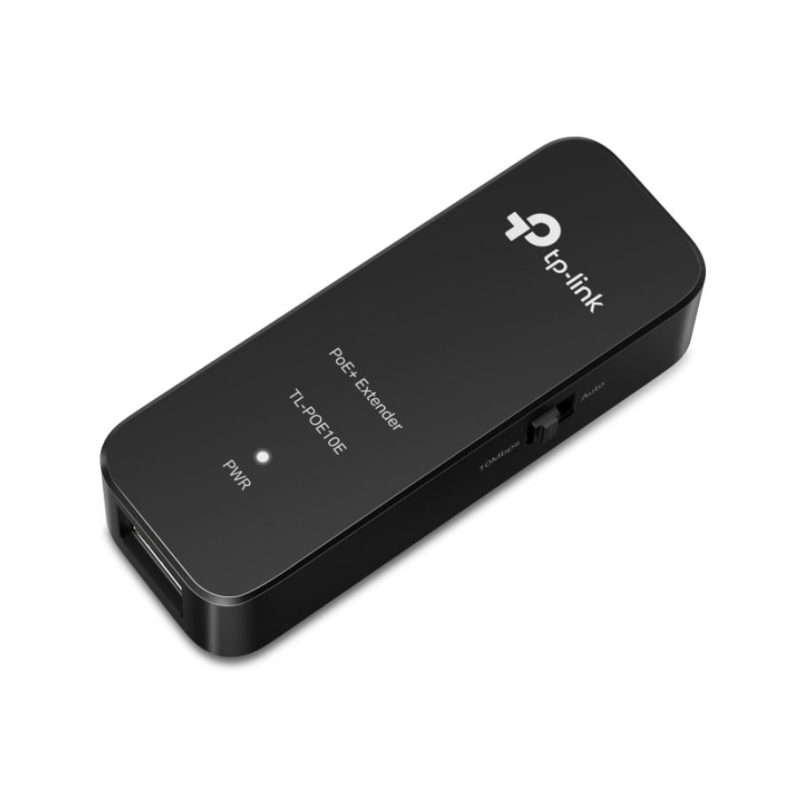 TP-Link POE10E Omada Fast Ethernet PoE+ Extender, 1×10/100 Mbps RJ45 PoE IN Port, 1×10/100 Mbps RJ45 PoE OUT Port