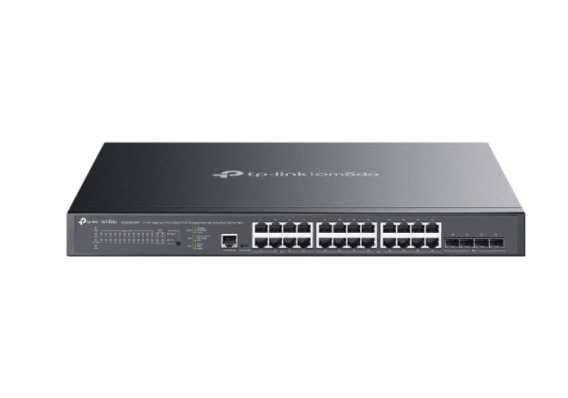 TP-Link SG3428XMPP Omada 24-Port Gigabit and 4-Port 10GE SFP+ L2+ Managed Switch with 16-Port PoE+  8-Port PoE++