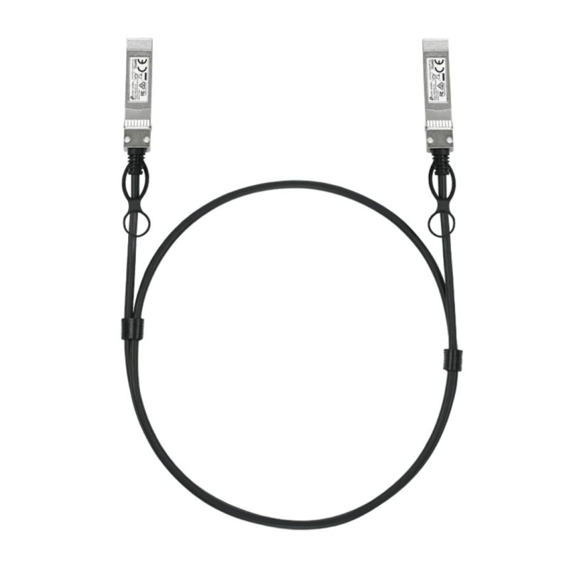 TP-Link SM6220-1M Omada 1 Meter 25G SFP28 Direct Attach Cable, Up to 1 m Distance, Support data rate of 25Gbps and 10Gbps, Compatible with 25G SFP28