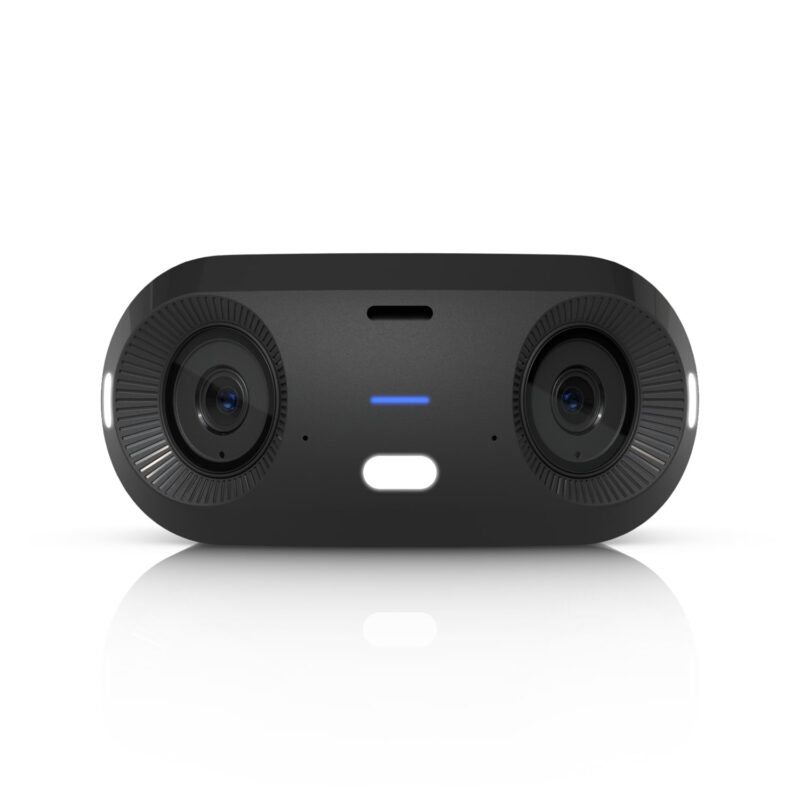 Ubiquiti G6 180, Black, Indoor/Outdoor Dual Sensor 16MP PoE+ Camera, Multi-TOPS AI Engine , Panoramic 180° Coverage.