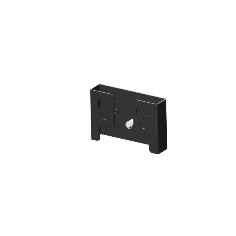 APC NetShelter Cable Management, Easy Rack PDU Mounting Bracket, Set of 2, Black